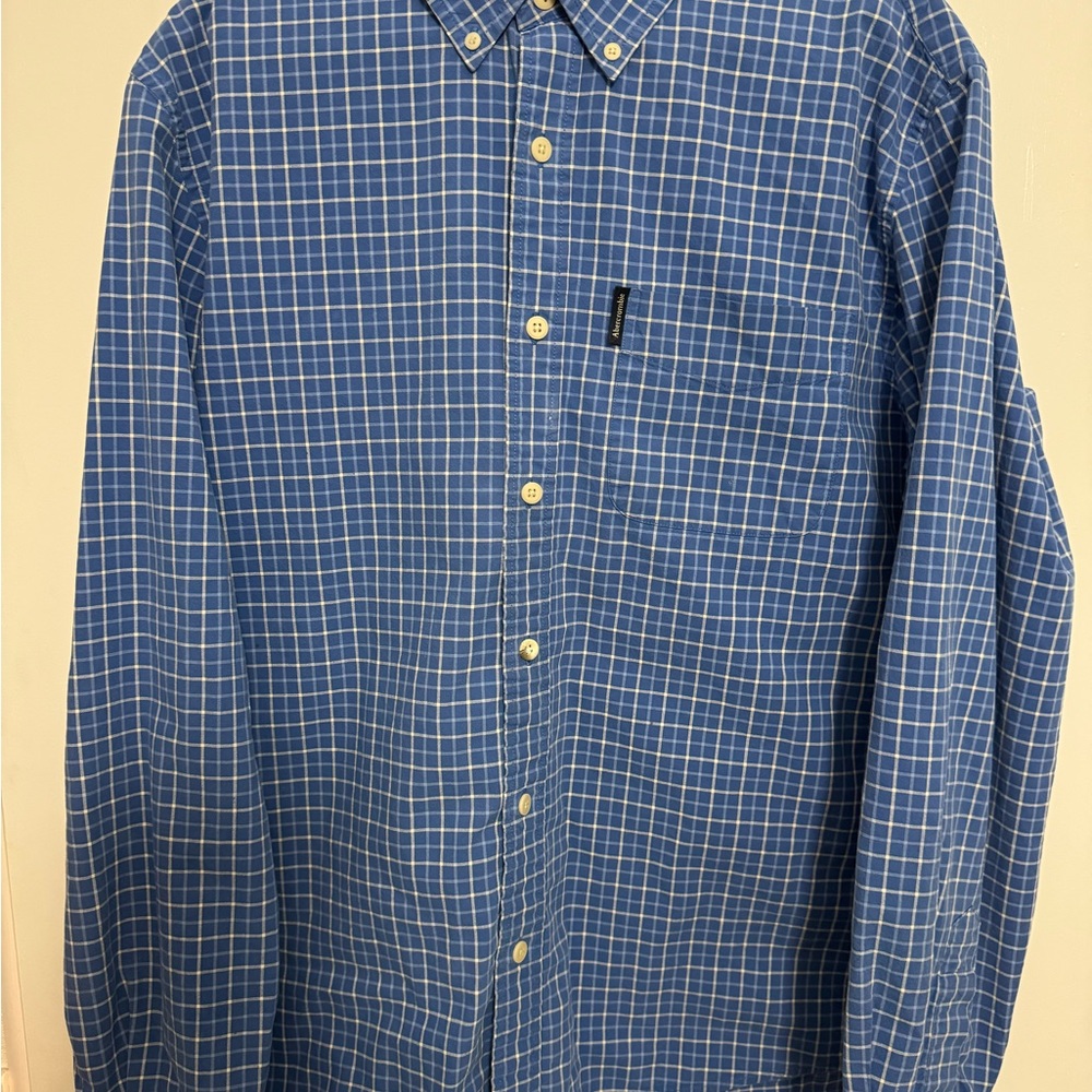 Abercrombie & Fitch XL Vintage 90’s Grunge Men’s long sleeve button down